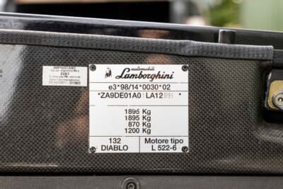 31万9700ポンド（邦貨換算約6000万円）で落札されたランボルギーニ「ディアブロ6.0VT」（C）Bonhams