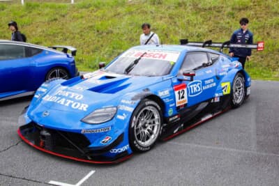 SUPER GTラウンド2を戦った本戦マシンをそのまま持ち込んだ