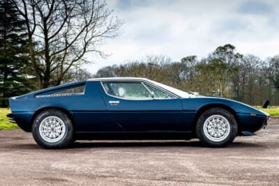 5万7500ポンド（邦貨換算約1080万円）で落札されたマセラティ「メラクSS」（C）Bonhams