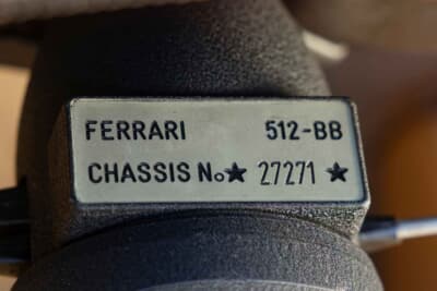 17万2500ポンド（邦貨換算約3240万円）で落札されたフェラーリ「512BB」（C）Bonhams