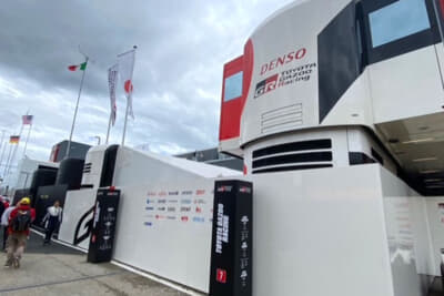 トヨタ GAZOO Racingのピット裏