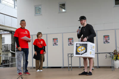 第13回U-550旧軽自動車ミーティングの表彰式は、メインステージで開催された