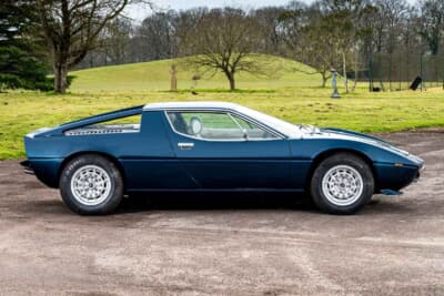 5万7500ポンド（邦貨換算約1080万円）で落札されたマセラティ「メラクSS」（C）Bonhams