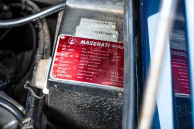 5万7500ポンド（邦貨換算約1080万円）で落札されたマセラティ「メラクSS」（C）Bonhams