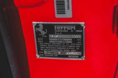 358万ドル（邦貨換算約5億3370万円）で落札されたフェラーリ「F40」（C）Courtesy of RM Sotheby's
