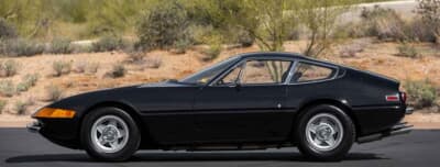 49万8400ドル（邦貨換算約7270万円）で落札されたフェラーリ「365 GTB/4 デイトナ」（C）Bonhams