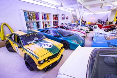 リバティーウォークのガレージに並んだ歴代デモカーたち