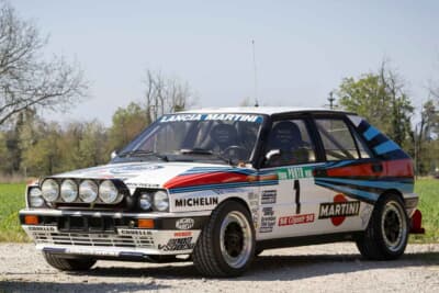 49万ユーロ（邦貨換算約8000万円）で落札されたランチア「デルタHFインテグラーレGr.A」（C）Courtesy of RM Sotheby's