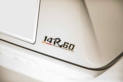 トヨタ 14R60：トランクリッドには「14R60」のエンブレムが貼られている