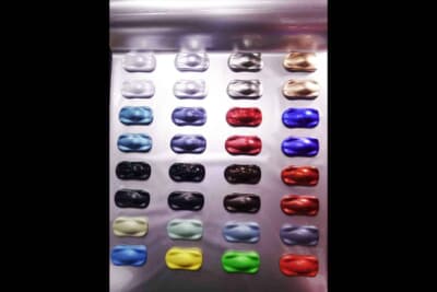 3次元加飾ハードコートフィルム「ルミアート」のカラーラインアップ