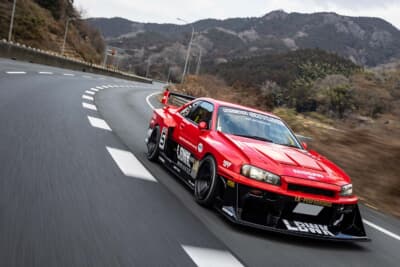 LB-ER34スーパーシルエットスカイライン：西名阪自動車道で奈良から名古屋へ向かう