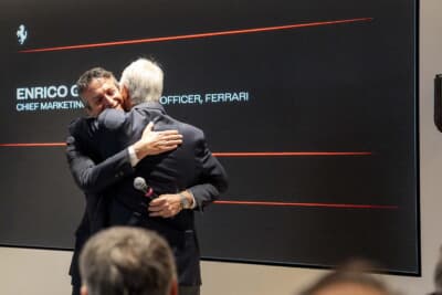 エンリコ・ガリエラ氏（左）とジョヴァンニ・マラゴ氏