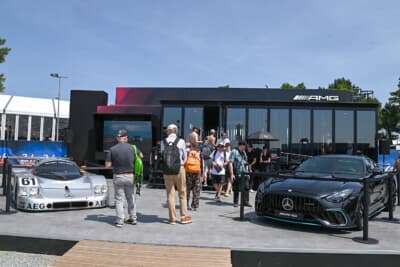 26年ぶりにル・マンへ復帰したメルセデスAMGのブース