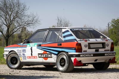 49万ユーロ（邦貨換算約8000万円）で落札されたランチア「デルタHFインテグラーレGr.A」（C）Courtesy of RM Sotheby's