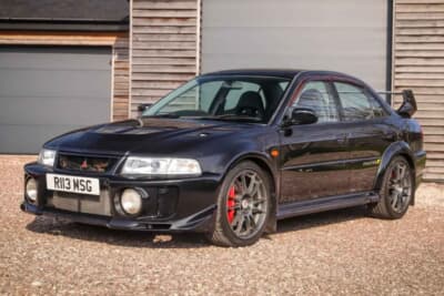 1万8020ポンド（邦貨換算約348万円）で落札された三菱「ランサーエボリューションV」（C）Bonhams