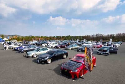 イベント当日は雨に見舞われることが多いと噂されるVIPSTYLE MEETING 2025だが、この日は晴天に恵まれた