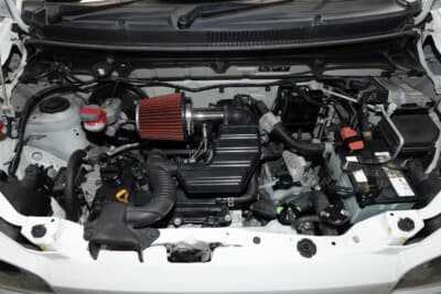 スズキ HA36型 アルト：走行距離が少なくエンジンの状態もいい。チューニングは規則に沿って吸排気とECU程度