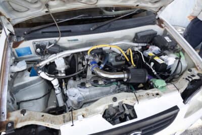 スズキ HA23S型 アルト:ミッションは何度も載せ替えを経験しているが、エンジンは非常に調子がいいとのこと