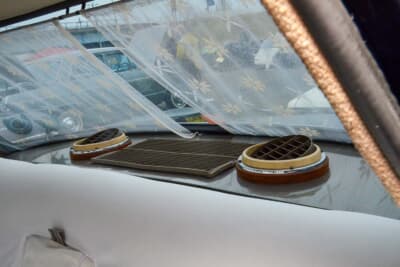 トヨタ トヨペット 2代目 クラウン デラックス:クーラーの吹き出し口