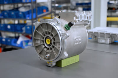 ブガッティ トゥールビヨンに搭載する250kWの電気モーターは最大2万4000rpmで回転する