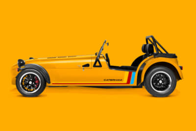 ケータハム セブン 310アンコール：エクステリアは6種類の大胆なカラーを用意。これらのカラーは有名なポップスおよびロックの楽曲にインスパイアされている