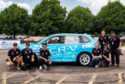 No.59 2025年式ホンダCR-V e:FCEV（燃料電池車）　吉原大二郎選手5分55秒744　エキシビジョンクラス3位（総合69位）