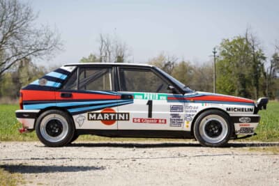 49万ユーロ（邦貨換算約8000万円）で落札されたランチア「デルタHFインテグラーレGr.A」（C）Courtesy of RM Sotheby's