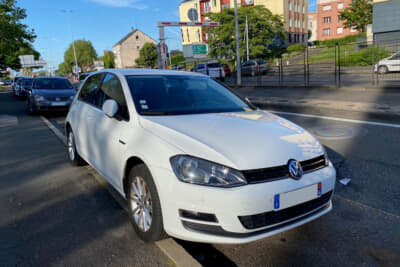 フランスではドイツ車の中でもVWをよく見かけます