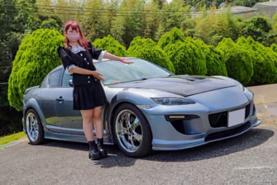 マツダ RX-8と、オーナーの“りんか”さん