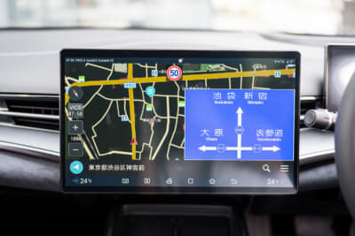 BYDシール：大画面モニターによりカーナビも快適