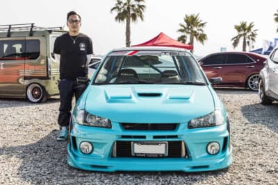 トヨタ スターレットとオーナーの阿部さん