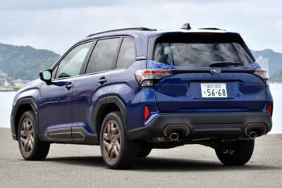 SPORT:ルーフレールはビルトインタイプ。サイドステップなどは全車共通デザイン