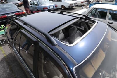 ホンダ アコード ワゴン：当時、サンルーフはオプション装備だったが流行っていたので多くのオーナーが取り付けていた