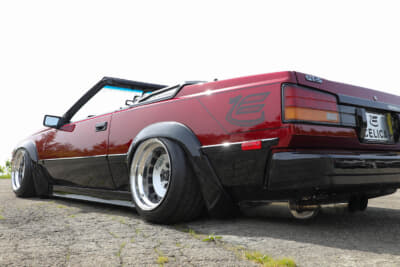 トヨタ セリカ コンバーチブルGT-S：オーバーフェンダーを標準装備していたモデル