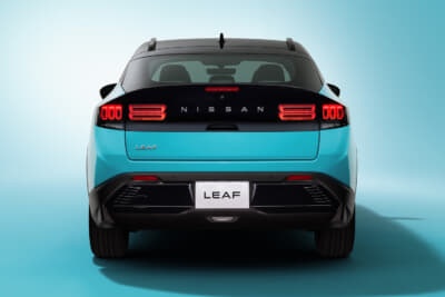 日産 リーフ：ファストバックのようなシルエット