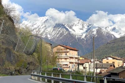 スイスの峠方面へ