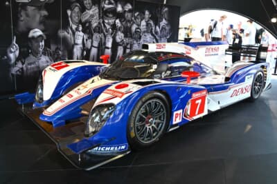 TOYOTA GAZOO Racingでは歴代のマシンの展示もありました