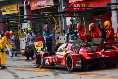 フェラーリのピットストップ