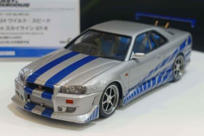 青島文化教材社：ムービーメカシリーズ 1/24スケール ワイルド・スピード R34スカイラインGT-R