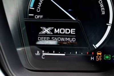 全車にX-MODEを搭載。深雪や泥濘地からの脱出ではDEEP SNOWMUDを選択