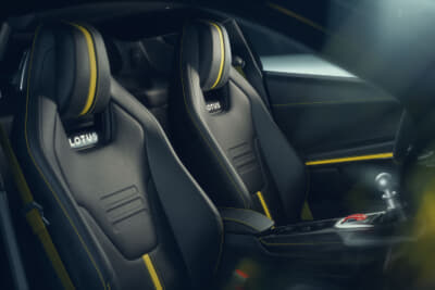 ロータス エミーラ V6 SE：アルカンターラを使用したインテリア