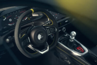 ロータス エミーラ V6 SE：アルカンターラを使用したインテリア