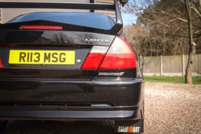 1万8020ポンド（邦貨換算約348万円）で落札された三菱「ランサーエボリューションV」（C）Bonhams