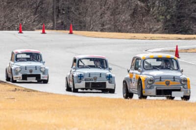 フィアット アバルト1000TCR:元ワークスカーや名門サテライトチームカーなど、いずれも素晴らしい経歴の3台が揃うのは、本当は驚く