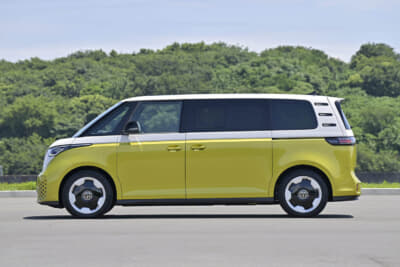 フォルクスワーゲン ID. Buzz Pro ロングホイールベース：2-3-2の3列シートレイアウトでホイールベースを約250mm伸長した7人乗りロングホイールベース仕様