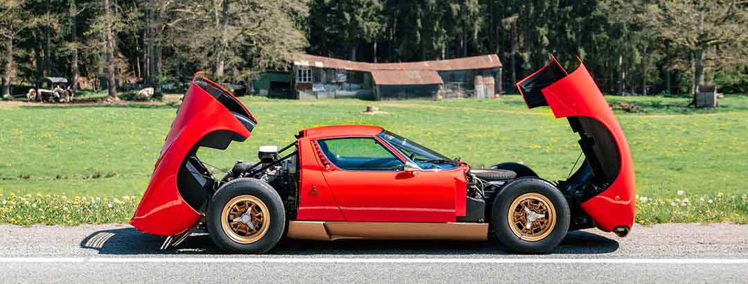 落札金額が約6億6400万円!!価格高騰が止まらないランボルギーニ「ミウラSV」