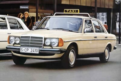 W123のディーゼルは耐久性があるのでタクシーに多く使用されている