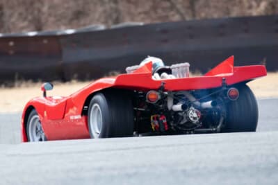 アバルト 3000SP：雄姿とたたきつけるように強烈なV8サウンドに、会場はすっかり魅了されてしまった