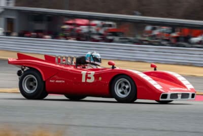 アバルト 3000SP：当初はマシンとの距離感を確かめるようにゆっくりしたペースで流していた