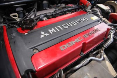 1万8020ポンド（邦貨換算約348万円）で落札された三菱「ランサーエボリューションV」（C）Bonhams